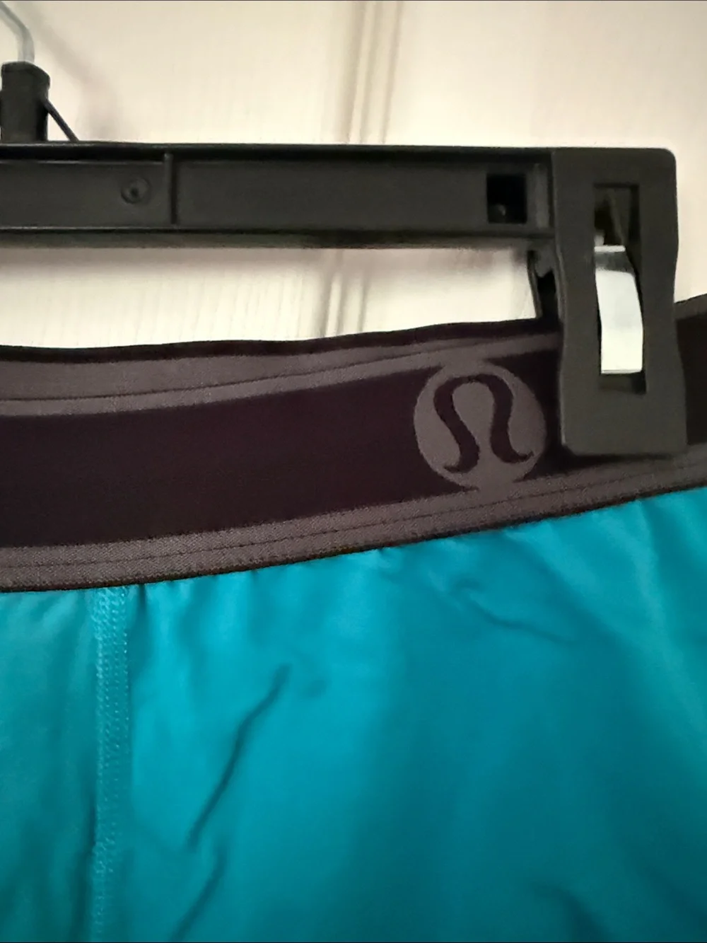 lululemon athletica Men's Teal Boxer Briefs with Black Waistband